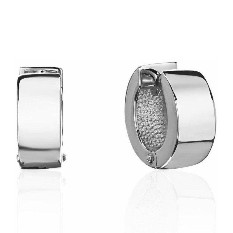 Серьга Одиночная из платины 585 пробы без вставок 01С0916202-585