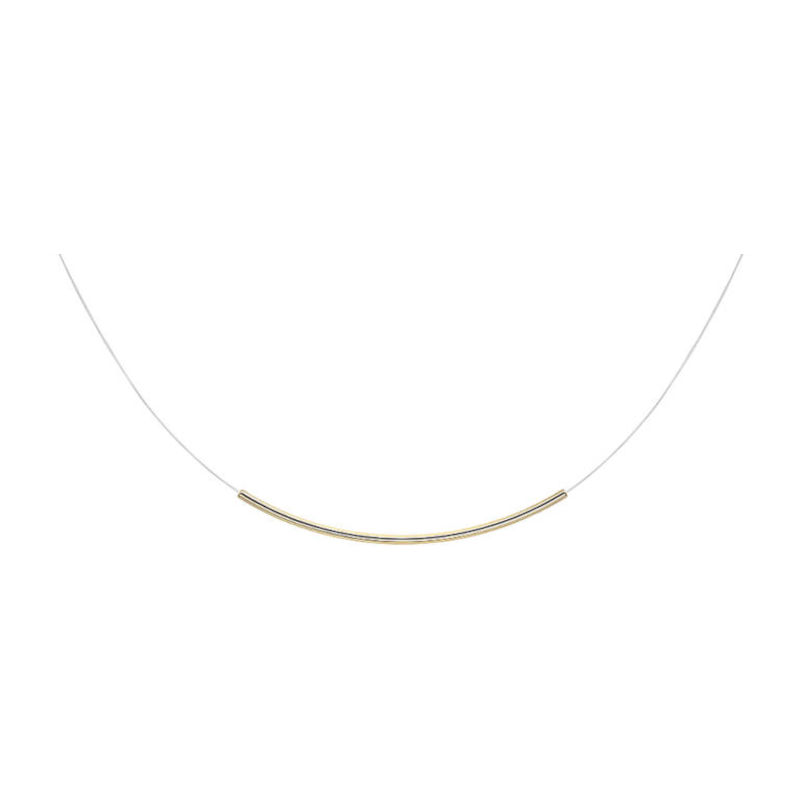 Колье из желтого золота 585 пробы без вставок 01Л031673