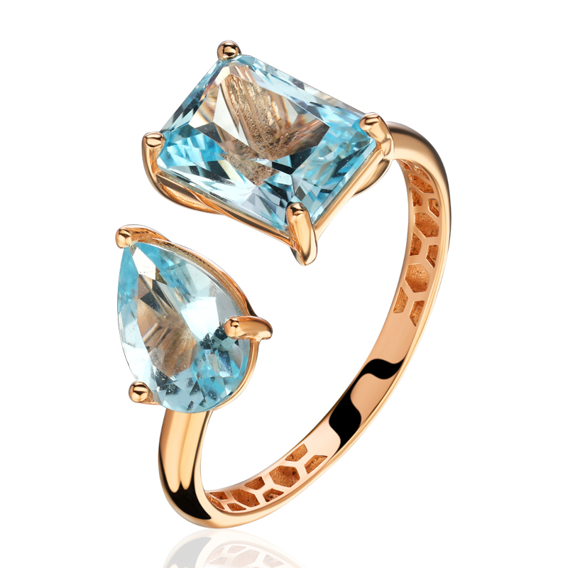 Кольцо из красного золота 585 пробы 01К3116985-1