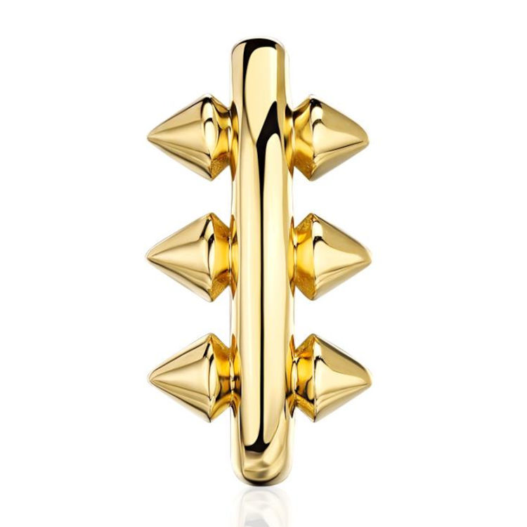 Подвеска из желтого золота 585 пробы без вставок 01П0316957