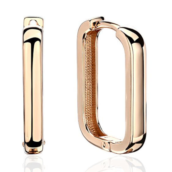 Серьги из красного золота 375 пробы без вставок 01С0114061S