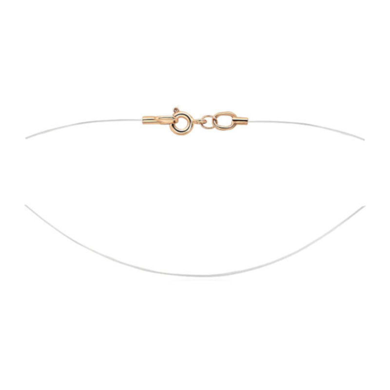 Колье из красного золота 585 пробы без вставок 01Л011654