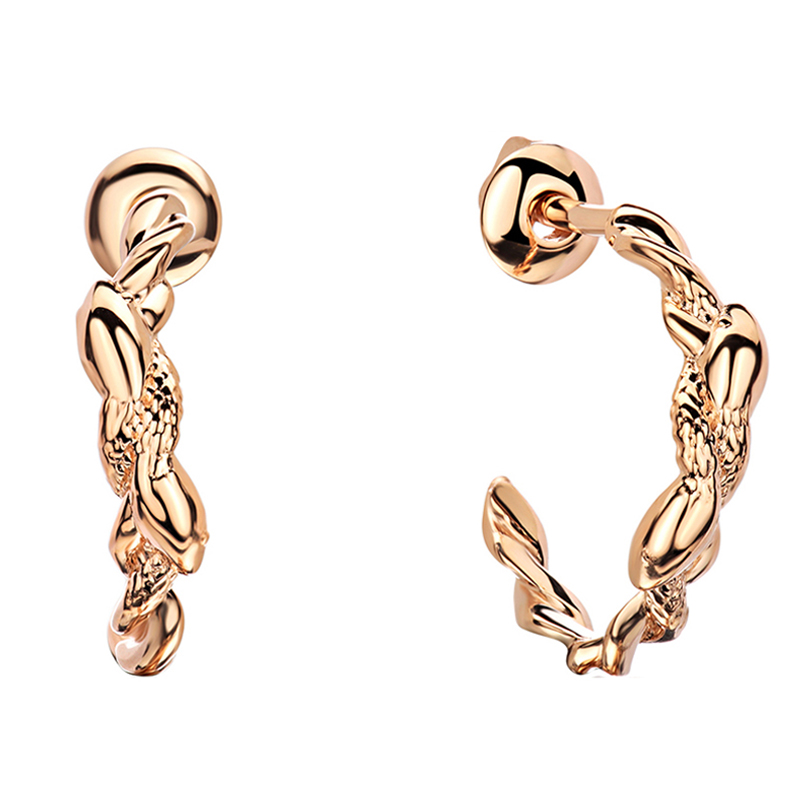 Серьги из красного золота 585 пробы 01С0115244