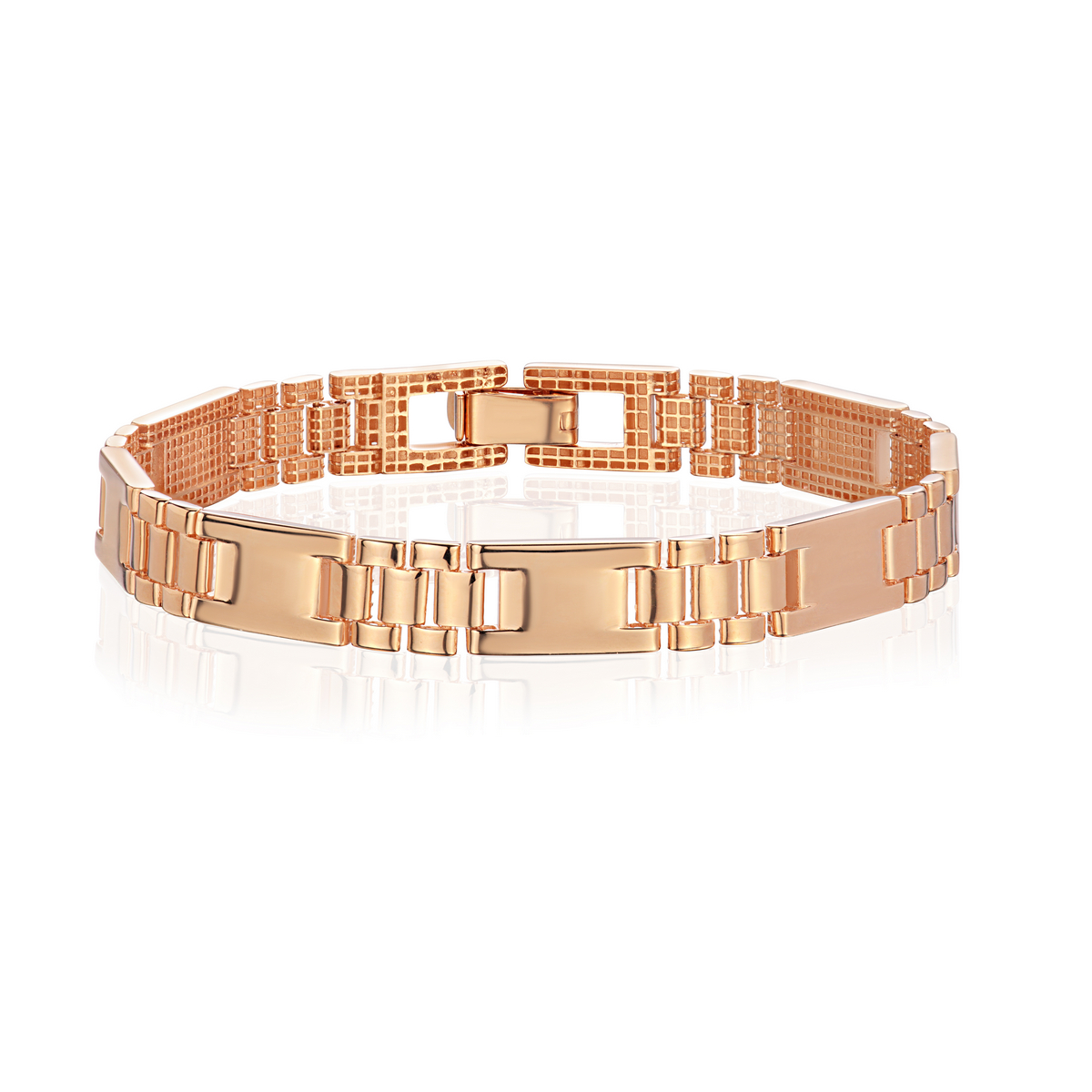 Браслет из красного золота 585 пробы без вставок 01Б013660