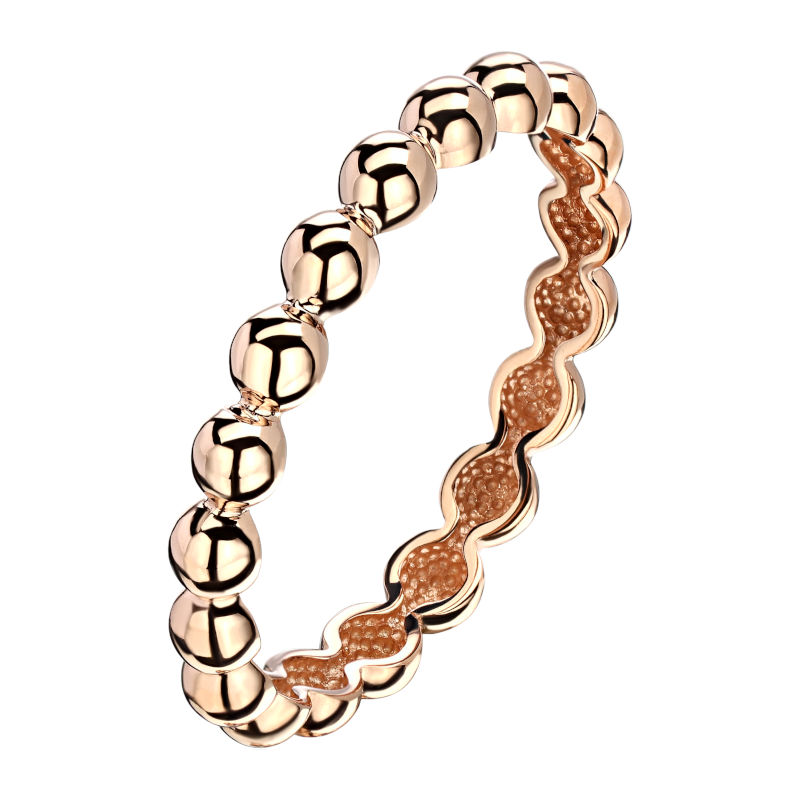 Кольцо из красного золота 585 пробы без вставок 01К0113743