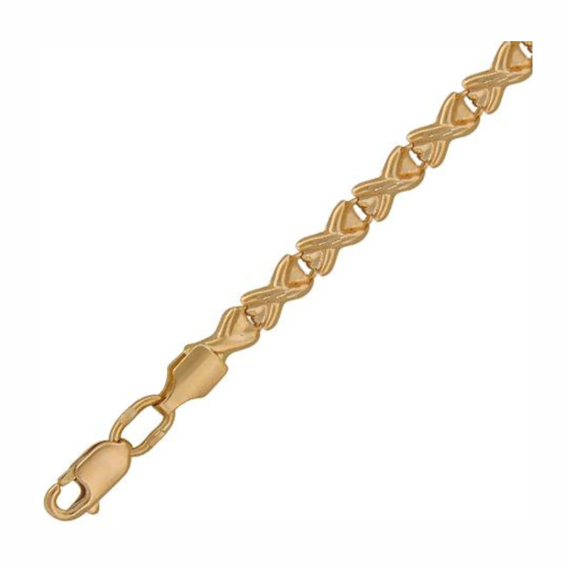 Браслет из красного золота 585 пробы без вставок 01Б710210