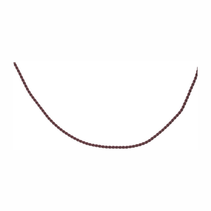 Колье из шелковой нити с серебряным замком 925 пробы 01Л051757-2