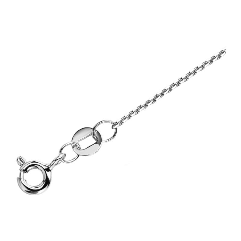 Цепь из белого золота 585 пробы без вставок 01Ц7200230