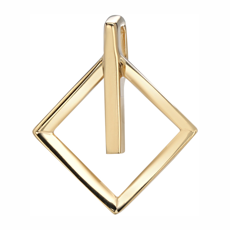 Подвеска из желтого золота 585 пробы без вставок 01П0331097