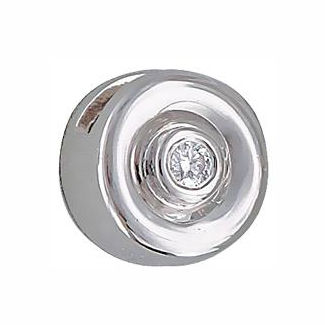 Подвеска из белого золота 585 пробы с бриллиантом 01П627570