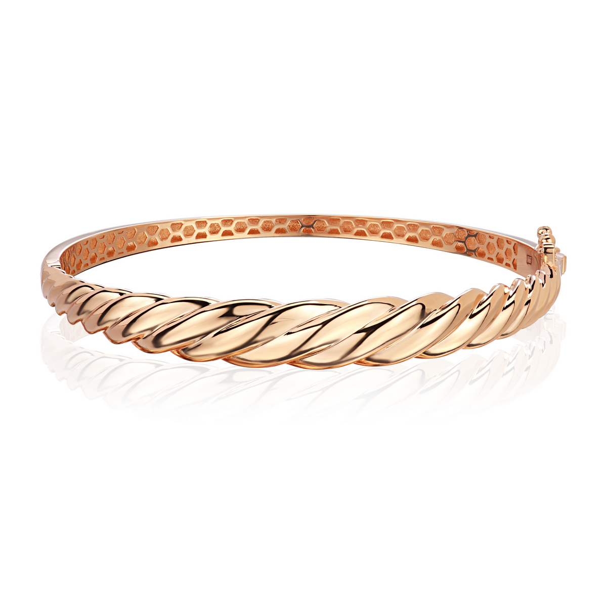 Браслет из красного золота 585 пробы без вставок 01Б013667