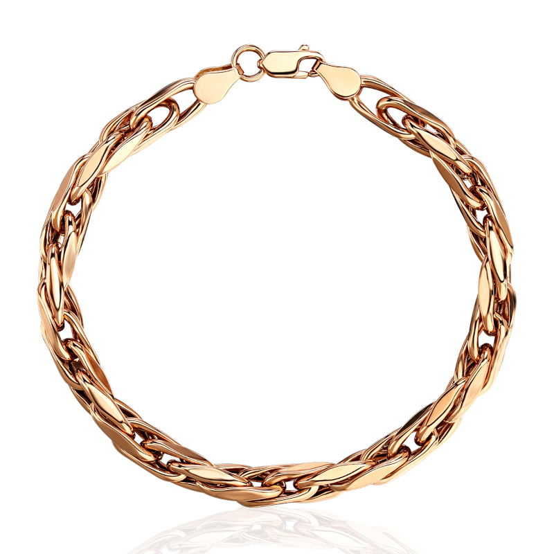 Браслет из красного золота 375 пробы без вставок 01Б013524S