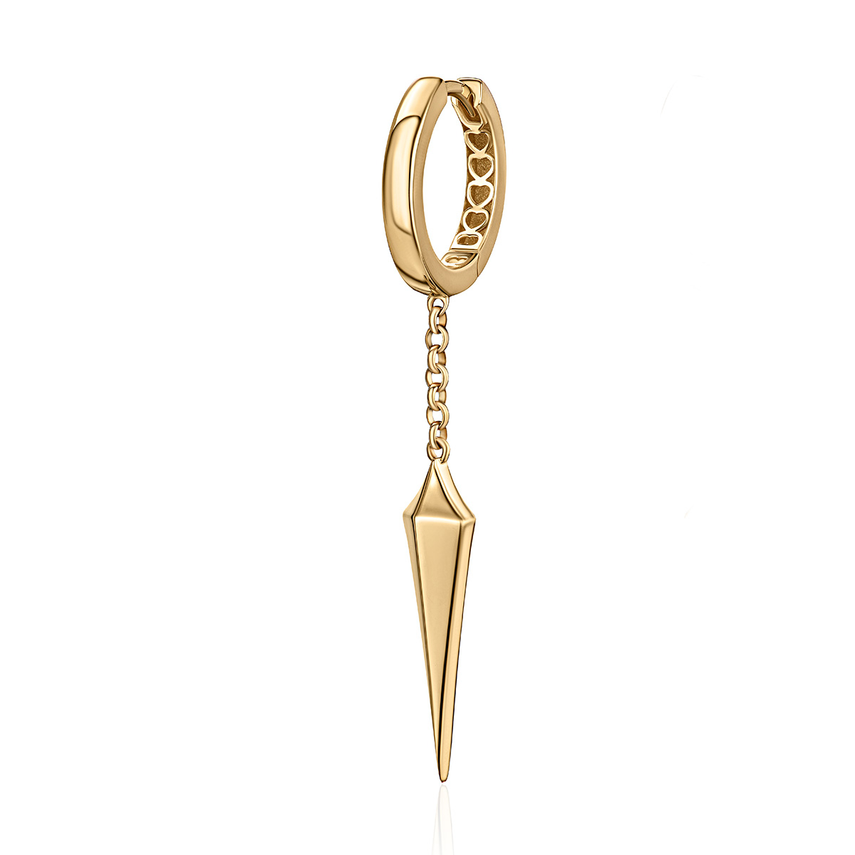 Серьга Одиночная из желтого золота 585 пробы 01С0315930