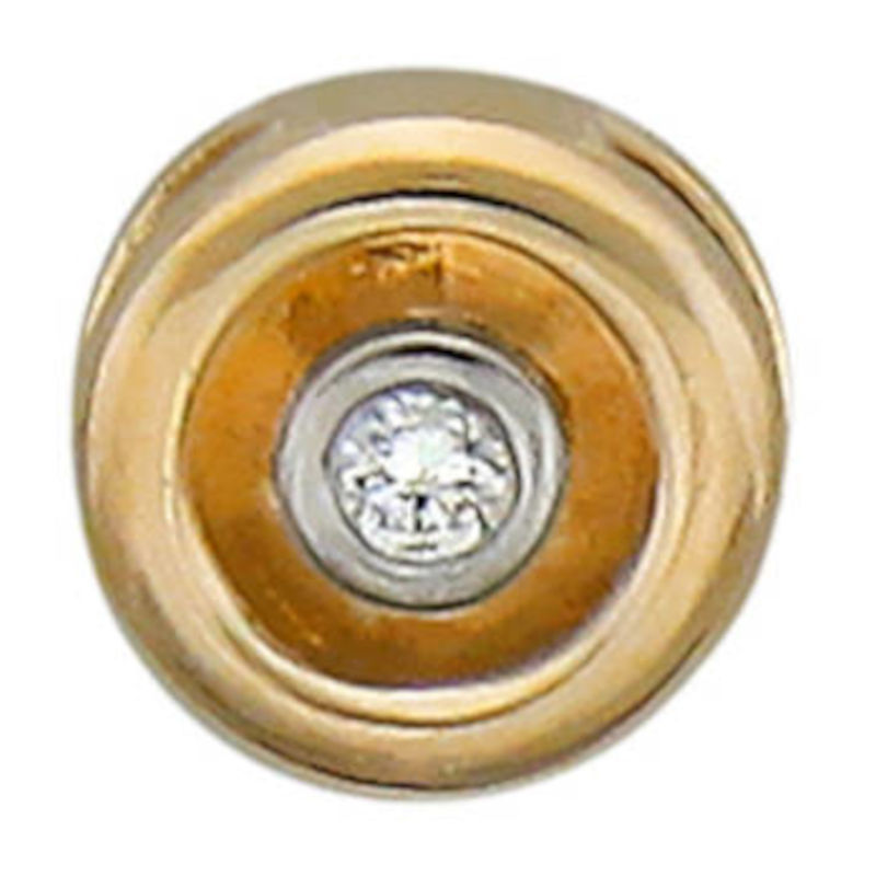 Подвеска из красного золота 585 пробы с бриллиантом 01П617570