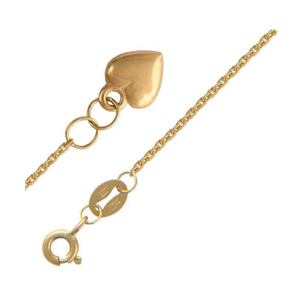 Браслет из красного золота 375 пробы без вставок 01Б710979S