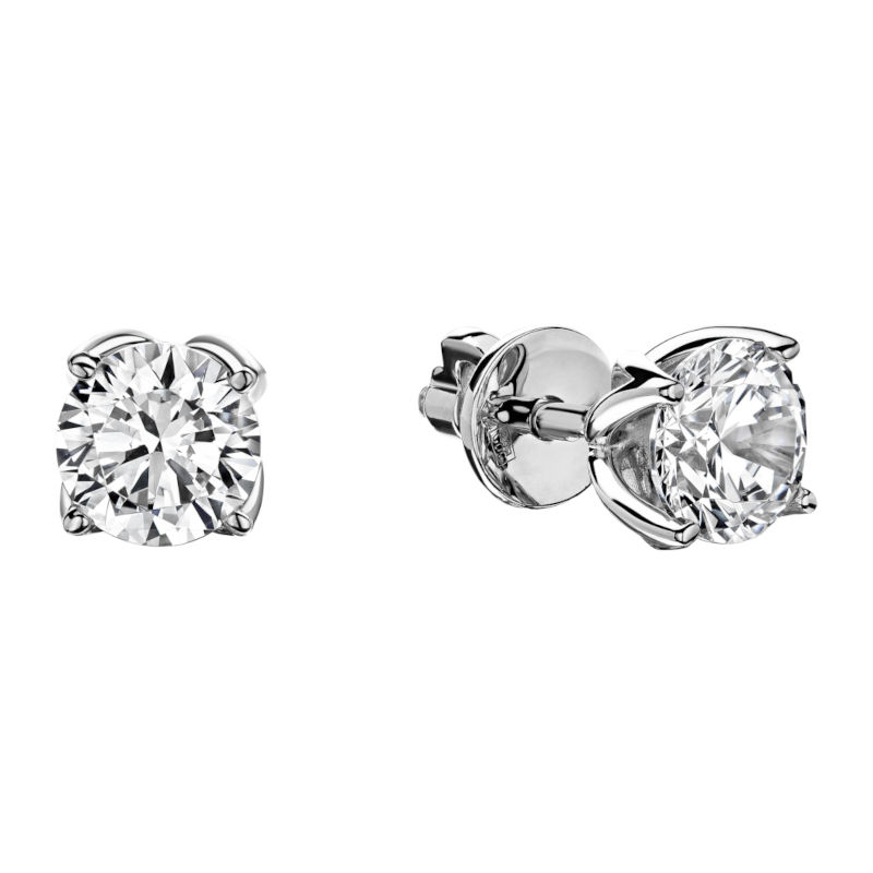 Серьги из платины 585 пробы с бриллиантами 01С6914939-Л-585