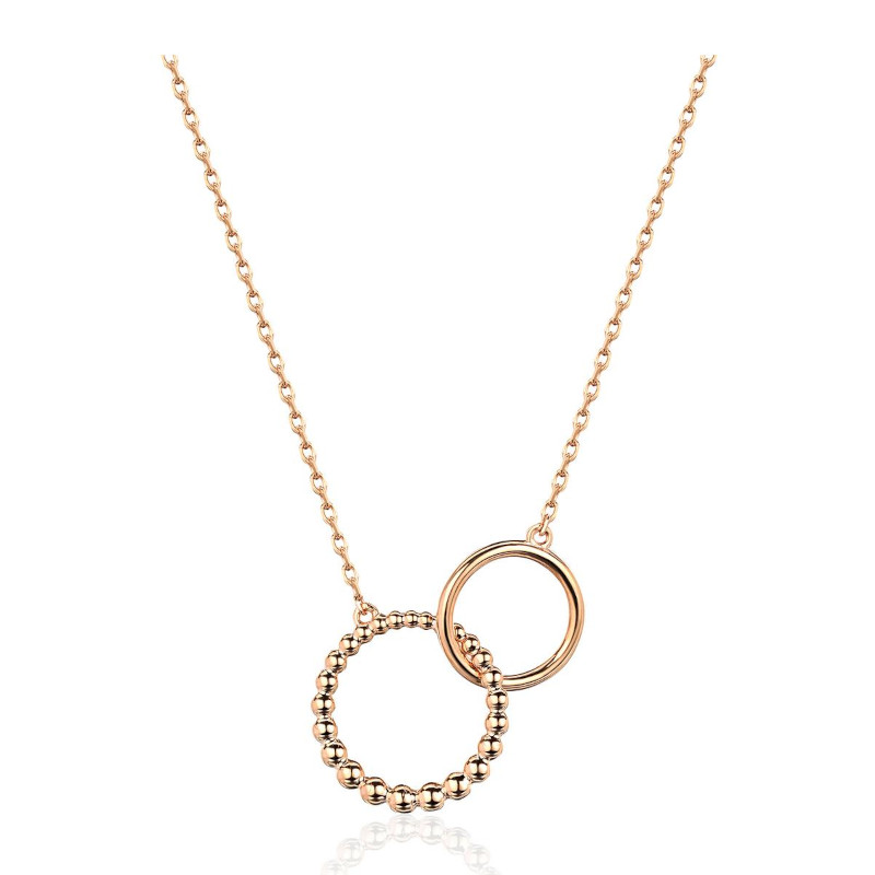 Колье из красного золота 375 пробы без вставок 01Л012269S