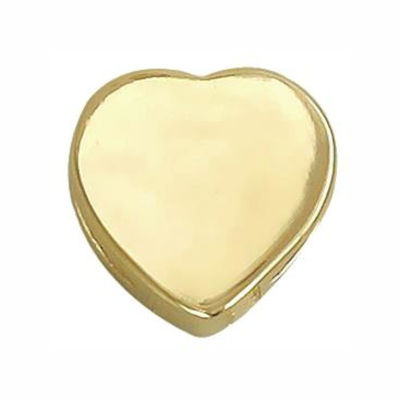 Подвеска "Сердце" из желтого золота 585 пробы без вставок 01П032083W
