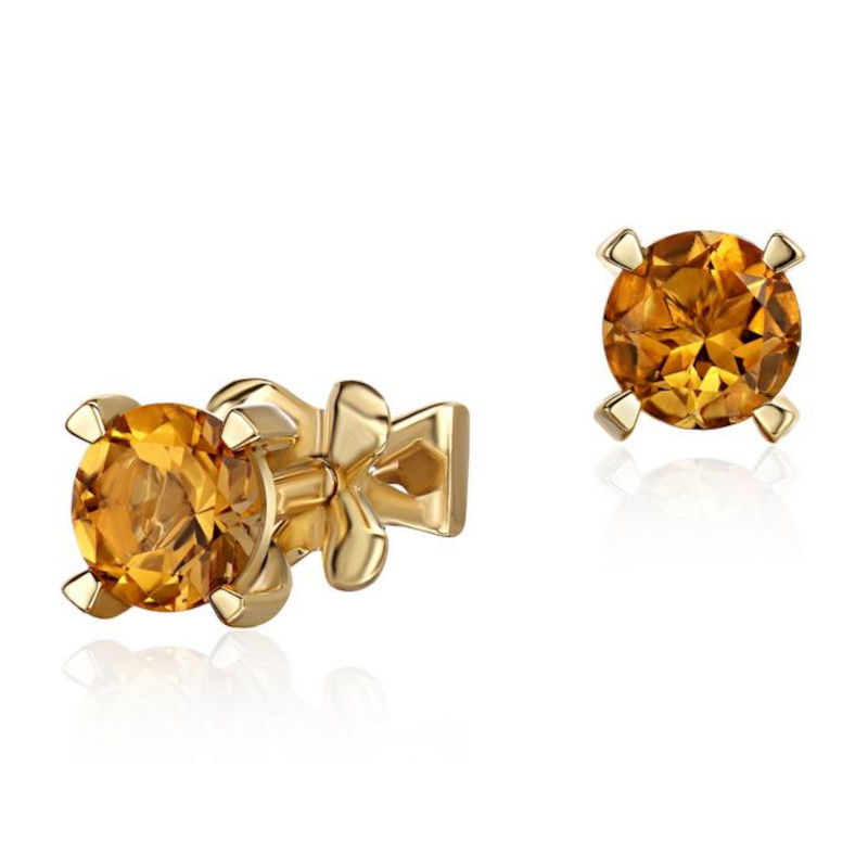 Серьги из желтого золота 585 пробы 01С3313446-8