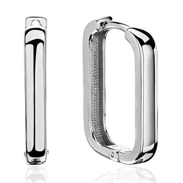 Серьги из платины 585 пробы без вставок 01С0915161-585