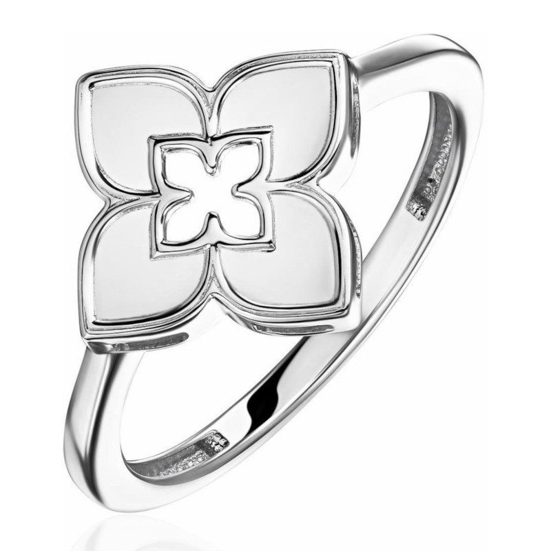 Кольцо из платины 585 пробы без вставок 01К0916681-585