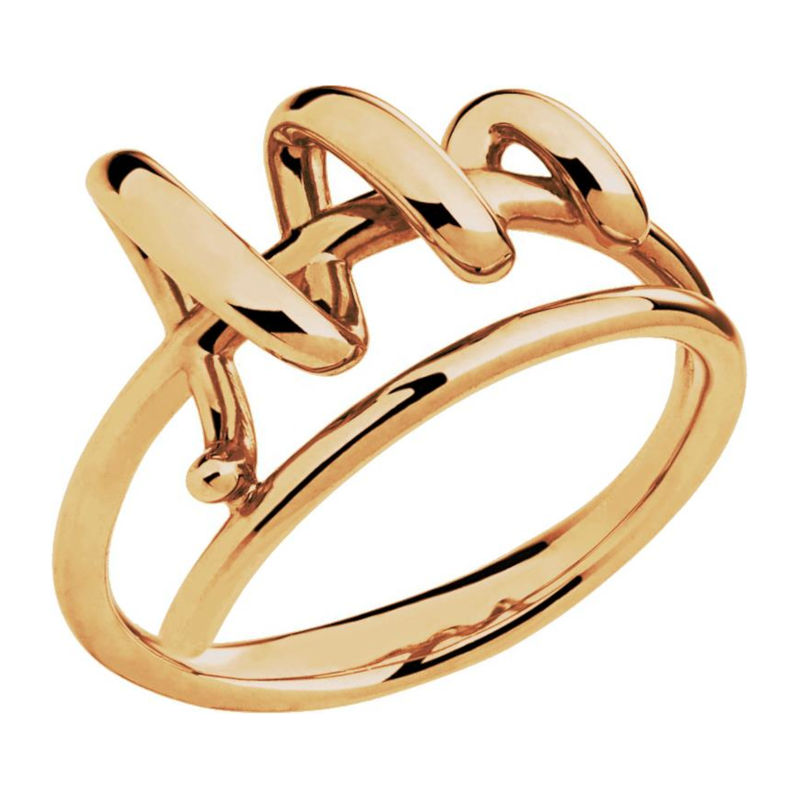 Кольцо из красного золота 585 пробы без вставок 01К0112714