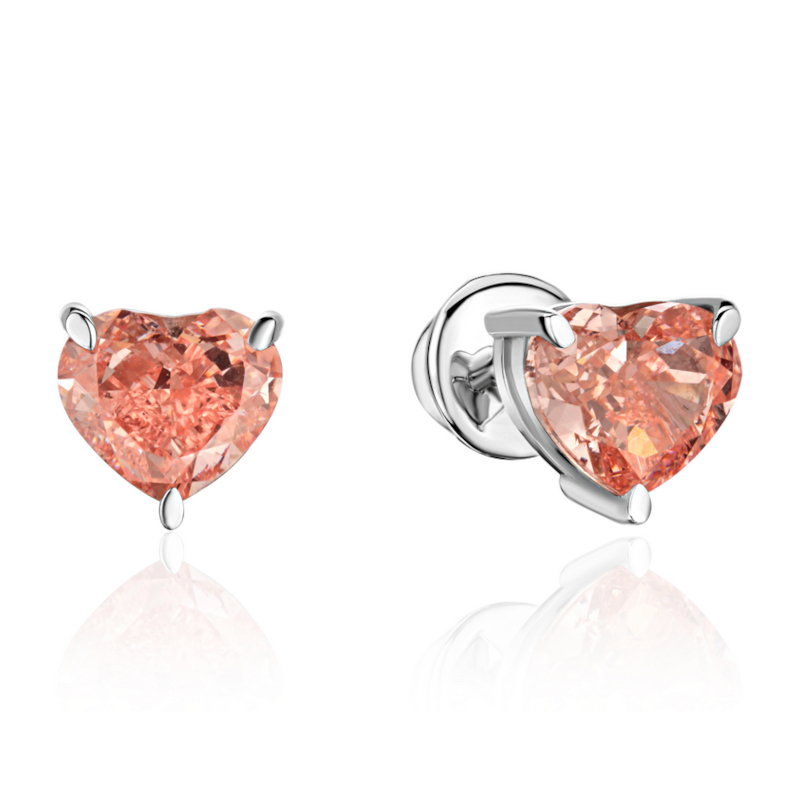 Серьги из белого золота 585 пробы с бриллиантами 01С6215008-Л-1