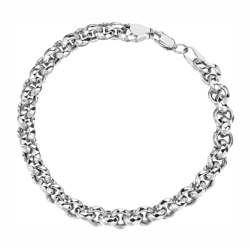 Браслет из серебра 925 пробы без вставок 01Б053302