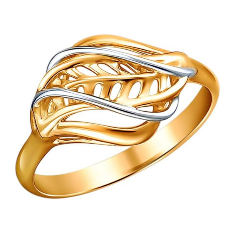 Кольцо из красного золота 585 пробы без вставок 01К0113417Р