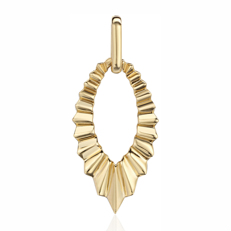 Подвеска из желтого золота 585 пробы без вставок 01П0315871