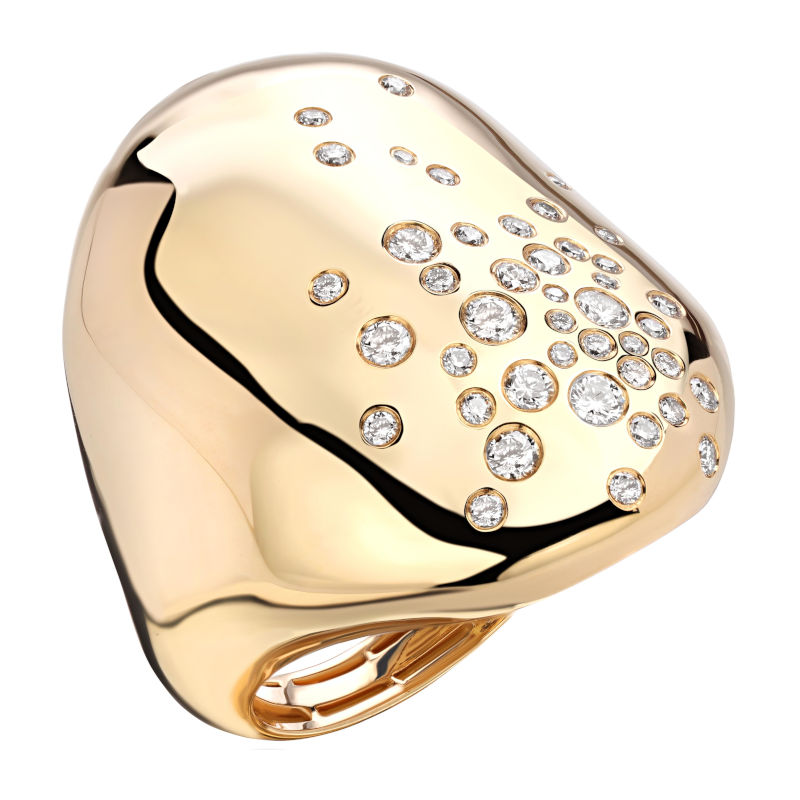 Кольцо из желтого золота 585 пробы с бриллиантами 01К6314201