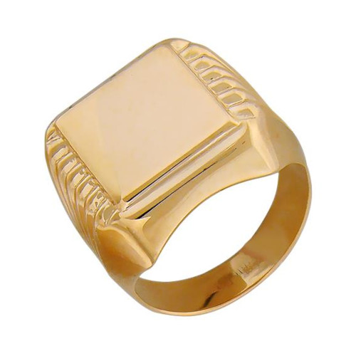 Печатка из красного золота 375 без вставок 01Т012881S