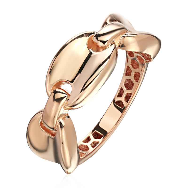 Кольцо из красного золота 585 пробы без вставок 01К0115617