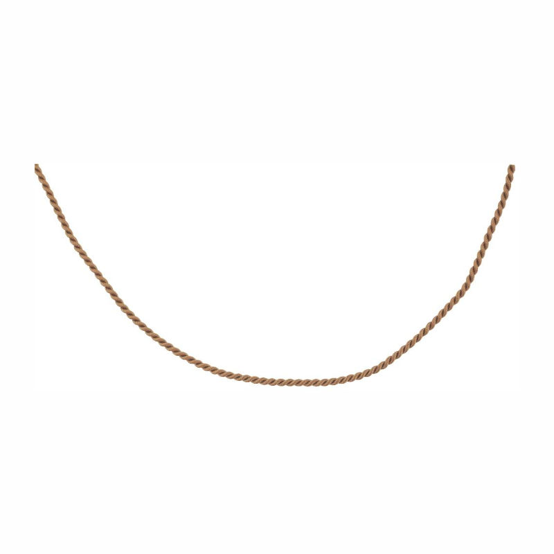 Колье из шелковой нити с серебряным замком 925 пробы 01Л051647-3