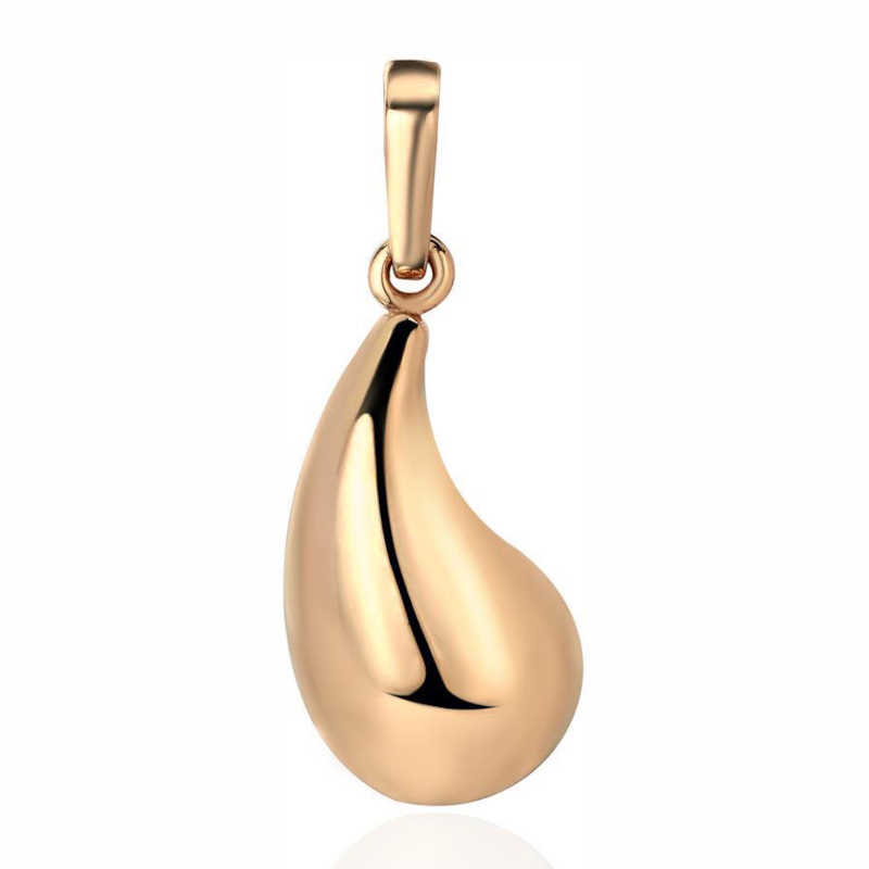 Подвеска из красного золота 585 пробы без вставок 01П0115299