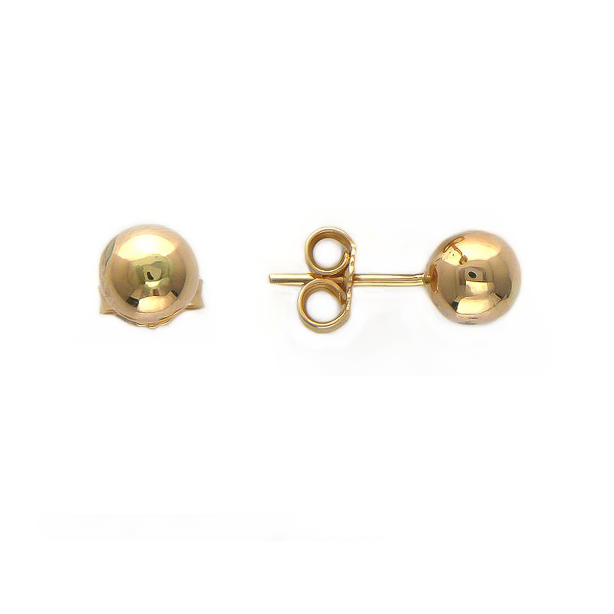 Серьги из красного золота 585 пробы без вставок 01С015066