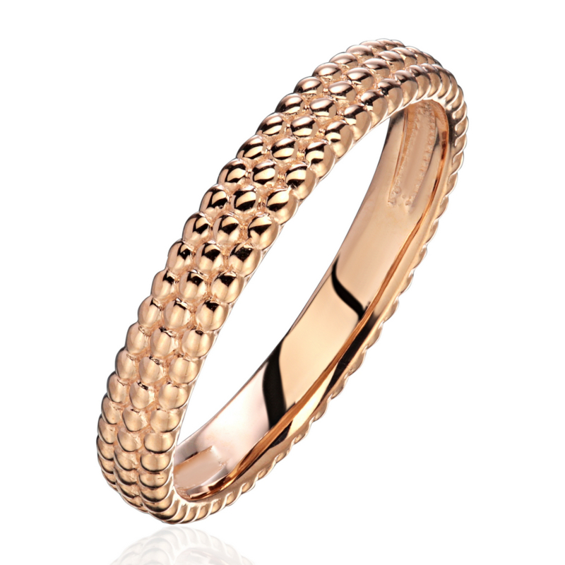 Кольцо из красного золота 585 пробы без вставок 01К0115388