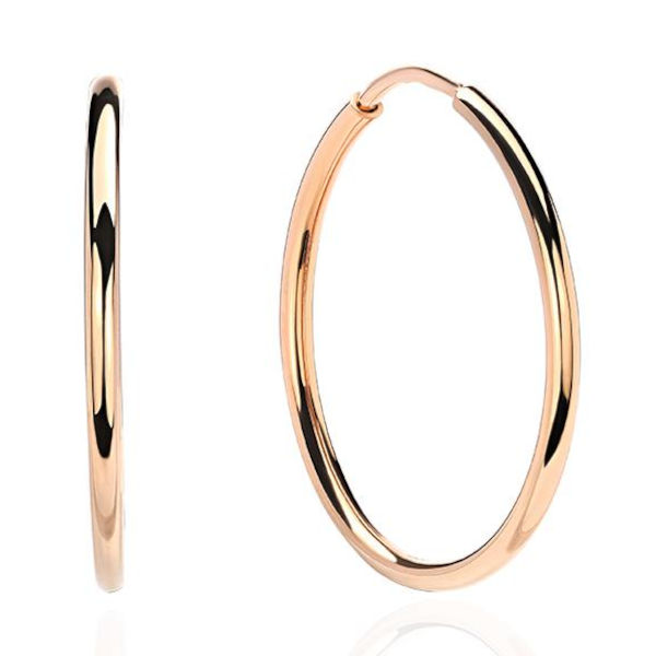 Серьги из красного золота 375 пробы без вставок 01С0111753S