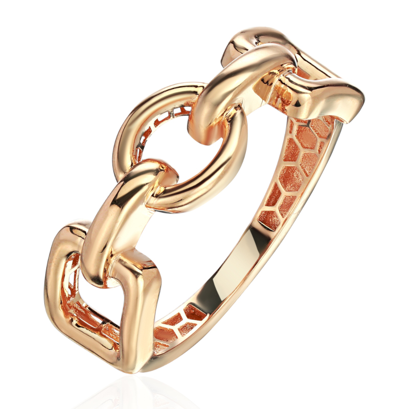 Кольцо из красного золота 585 пробы без вставок 01К0116713