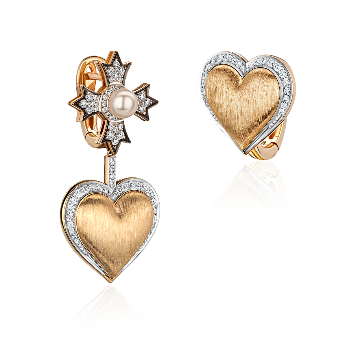 Серьги из желтого золота 585 пробы 01С6315935ЧР-1