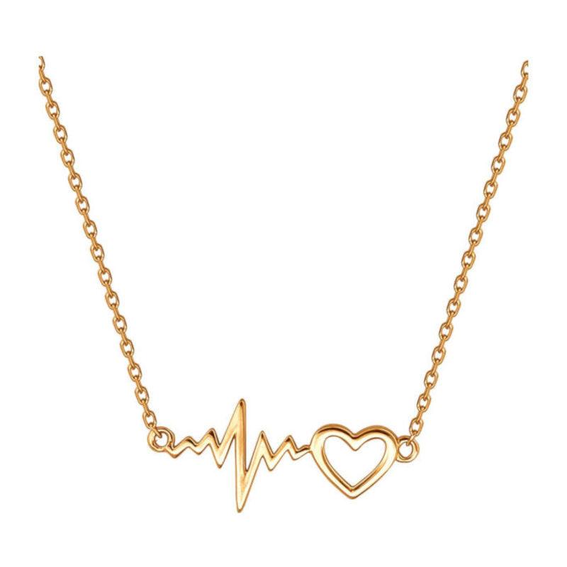 Колье из красного золота 585 пробы без вставок 01Л011874