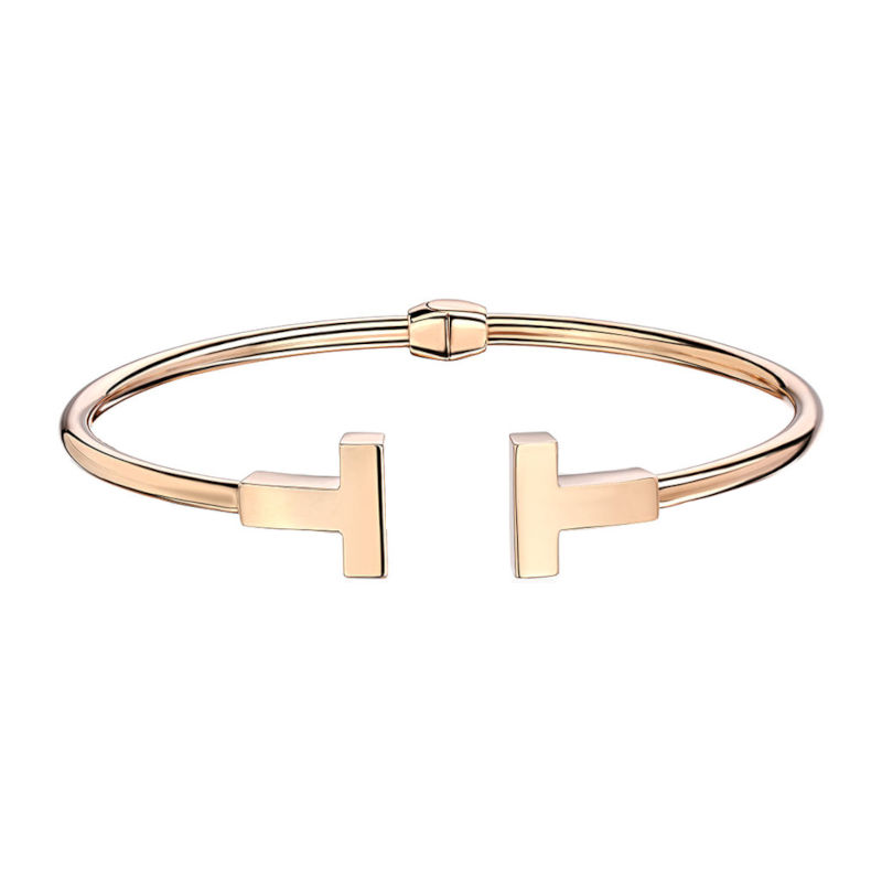 Браслет конго из красного золота 585 пробы без вставок 01Б012889