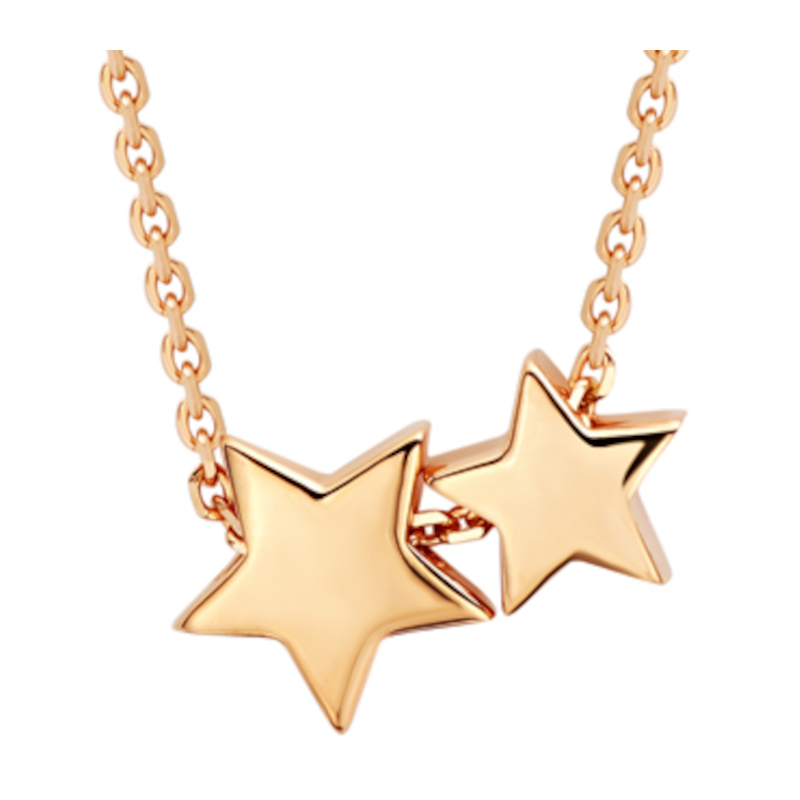 Колье из красного золота 585 пробы без вставок 01Л011997