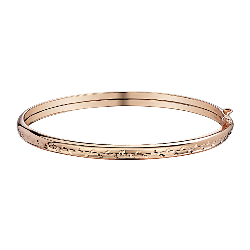 Браслет конго из красного золота 585 пробы без вставок 01Б7121036