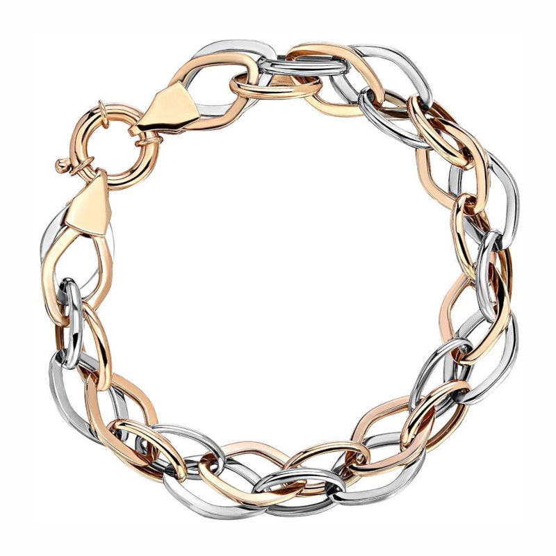 Браслет из красного золота 585 пробы без вставок 01Б0121097Р