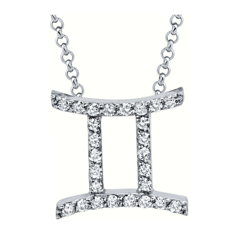 Колье из белого золота 585 пробы с бриллиантами 01Л622247