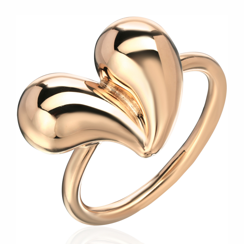 Кольцо из красного золота 585 пробы без вставок 01К0115300