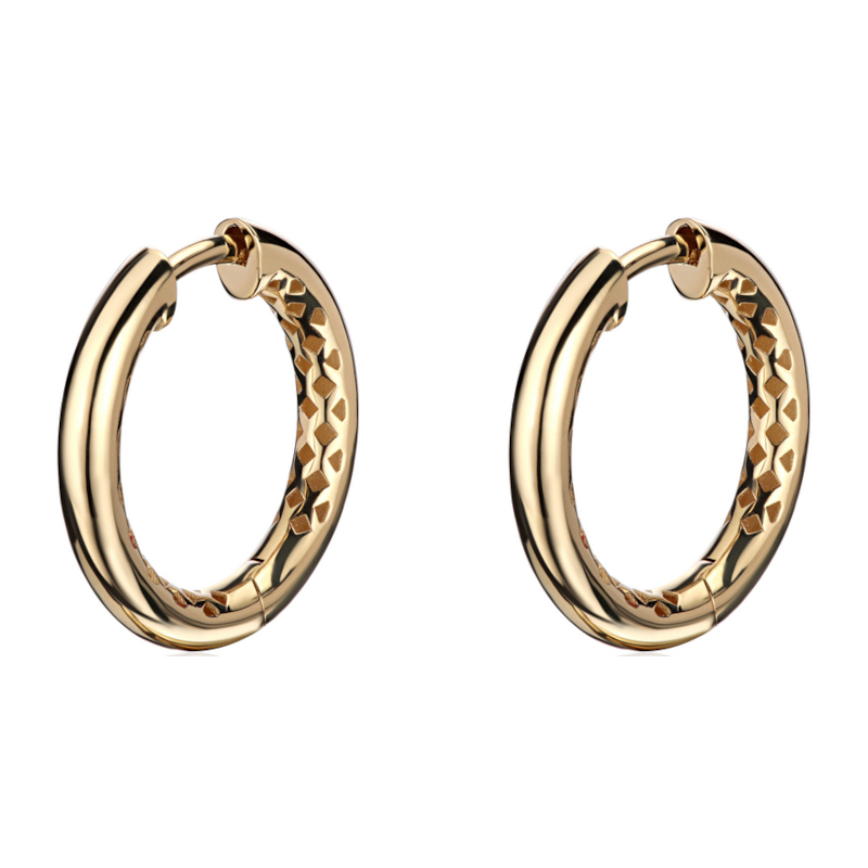 Серьги из желтого золота 585 пробы 01С0315983