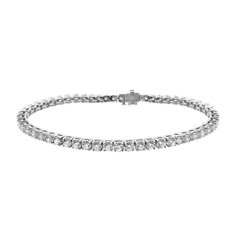 Браслет из белого золота 585 пробы с бриллиантами 01Б622785-Л