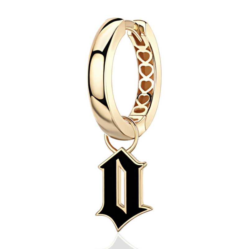 Серьга Одиночная из желтого золота 585 пробы 01С0315860ЭO